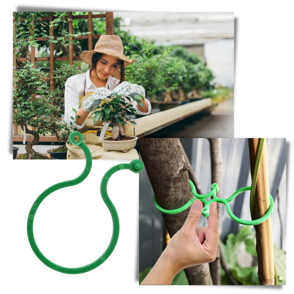 Garden Plant Support Clips Pack For Easy Versatile Plant Care