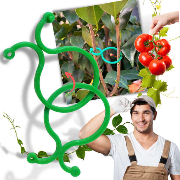Garden Plant Support Clips Pack For Easy Versatile Plant Care