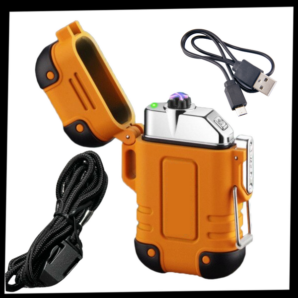 Electric Plasma Lighter Portable Windproof Waterproof Fire Starter