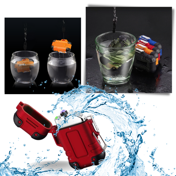 Electric Plasma Lighter Portable Windproof Waterproof Fire Starter