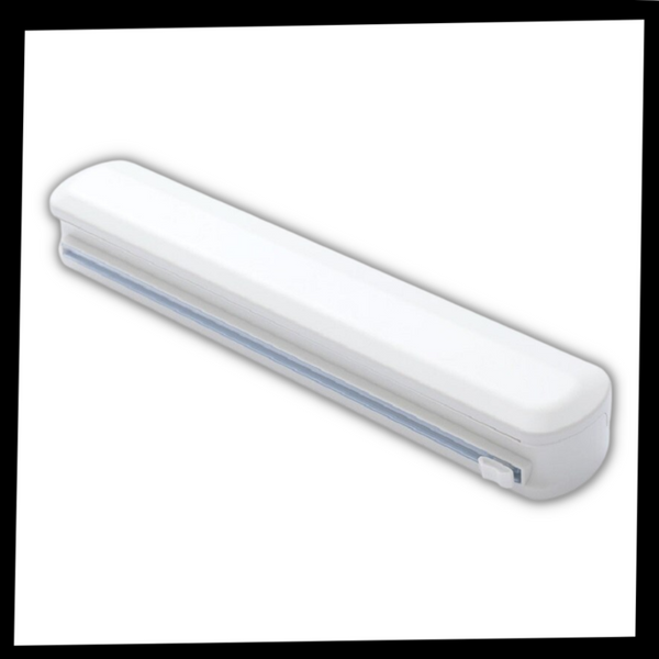 Versatile Plastic Food Wrap Dispenser Keeps Food Fresh Everyday