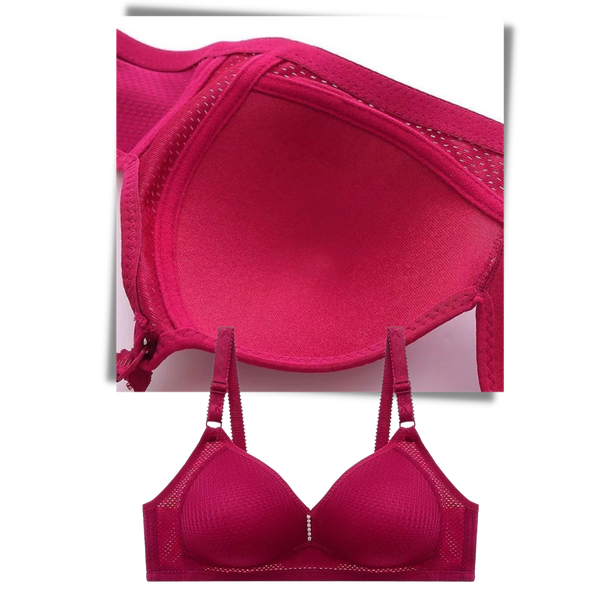 Comfortable Wire Free Bra With Adjustable Support For All Day Comfort