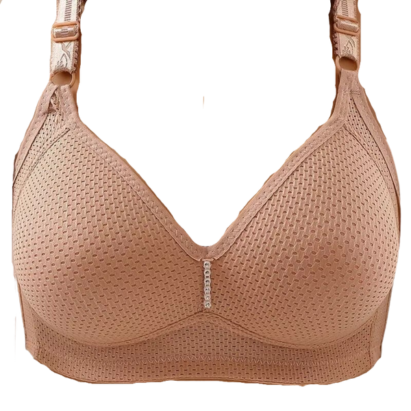 Comfortable Wire Free Bra With Adjustable Support For All Day Comfort
