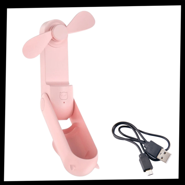 Rechargeable Portable USB Handheld Fan For Personal Cooling On The Go