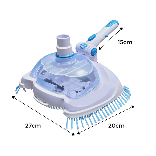 Pool Suction Cleaner Brush for Deep Floor and Wall Cleaning