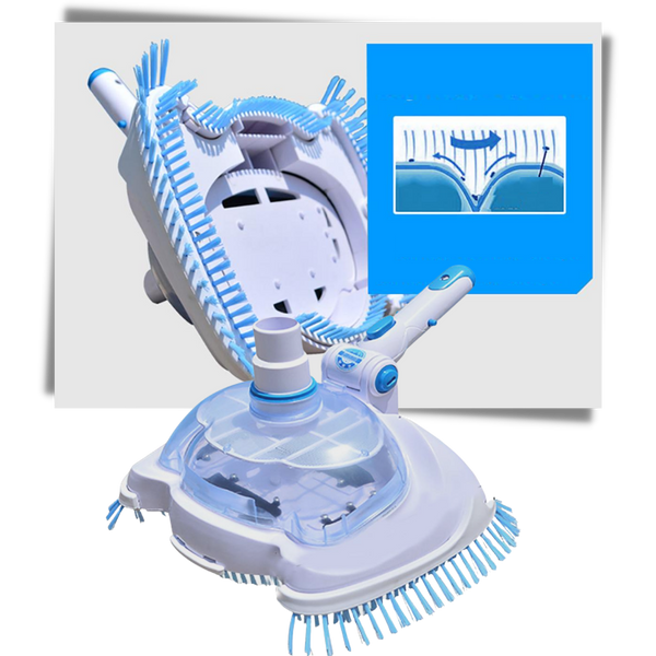 Pool Suction Cleaner Brush for Deep Floor and Wall Cleaning