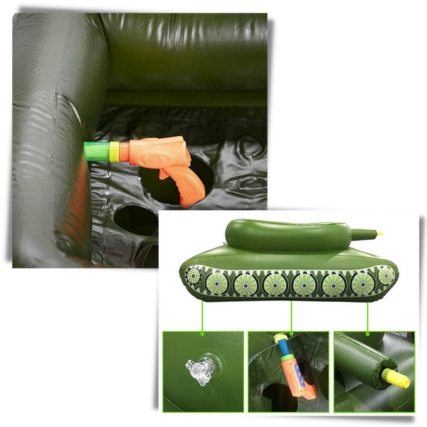 Premium Tank Style Pool Float For Fun And Safe Lounging