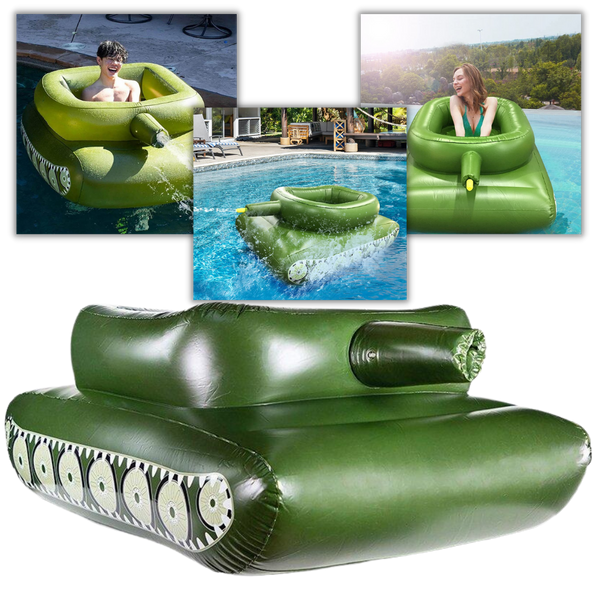 Premium Tank Style Pool Float For Fun And Safe Lounging