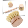 Eco Friendly Wooden Scrubbing Brush With Ergonomic Handle For Deep Cleaning