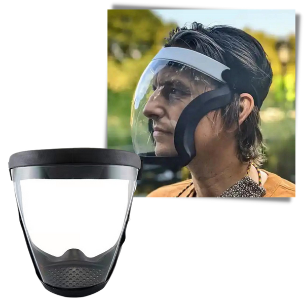 Clear Full Face Shield for Optimal Eye and Face Protection