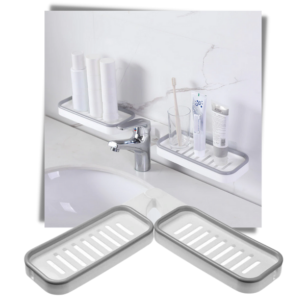Space Saving Bathroom Wall Organizer Rack for Shower Essentials
