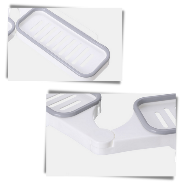 Space Saving Bathroom Wall Organizer Rack for Shower Essentials