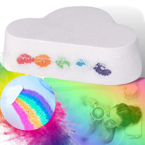 Vibrant Mineral Bath Bomb for Softer Hydrated Skin