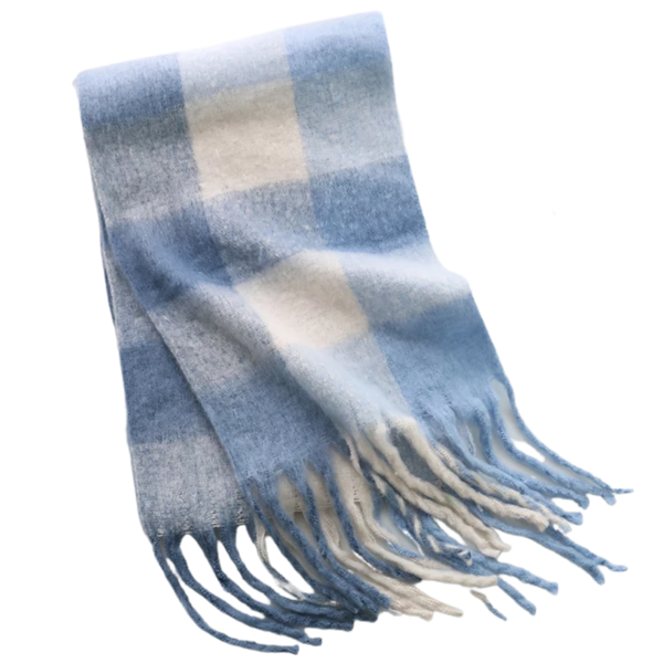 Plaid Winter Scarf for Women Delivers Warmth and Soft Comfort