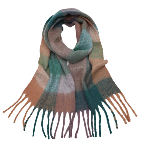 Plaid Winter Scarf for Women Delivers Warmth and Soft Comfort