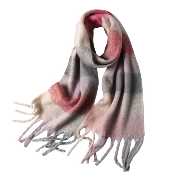 Plaid Winter Scarf for Women Delivers Warmth and Soft Comfort