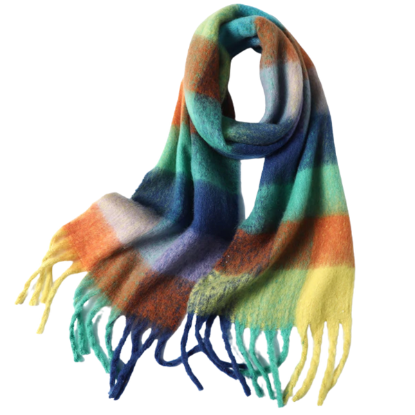 Plaid Winter Scarf for Women Delivers Warmth and Soft Comfort