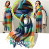 Plaid Winter Scarf for Women Delivers Warmth and Soft Comfort