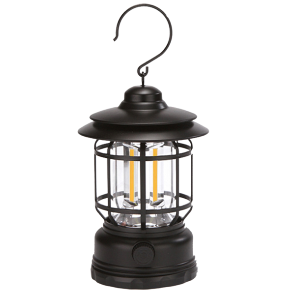 Retro LED Lantern For Camping Weatherproof Brightness Portable Design