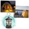 Retro LED Lantern For Camping Weatherproof Brightness Portable Design