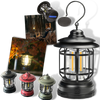 Retro LED Lantern For Camping Weatherproof Brightness Portable Design