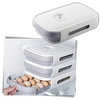 Egg Storage Box Drawer Style With Auto Roll Design And Large Capacity