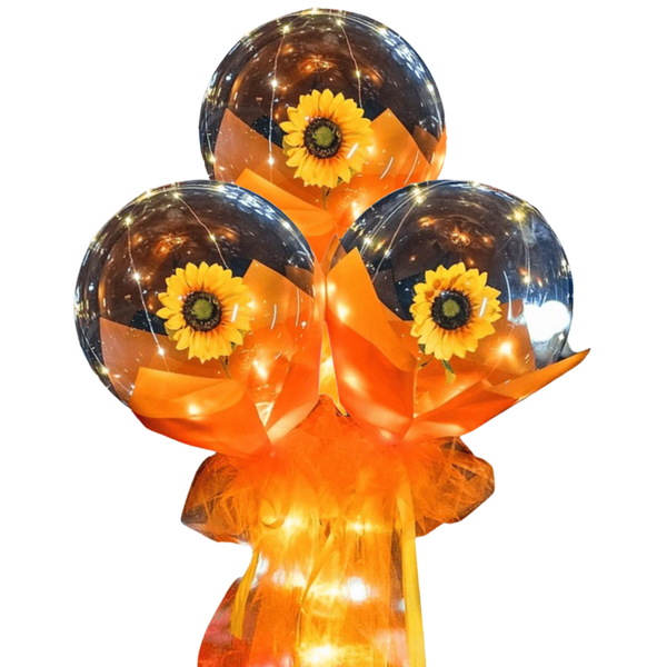 Rose LED Balloon for Romantic Ambiance and Lasting Decor Flair