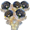 Rose LED Balloon for Romantic Ambiance and Lasting Decor Flair