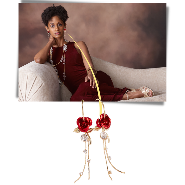 Blush Tassel Earrings With Lightweight Comfort For Everyday Wear