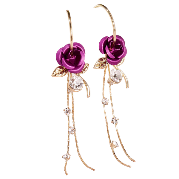 Blush Tassel Earrings With Lightweight Comfort For Everyday Wear