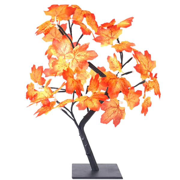 Rose Tree Lamp With Soothing Dim Light And Touch Activated Switch