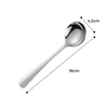 Two Pack Durable Stainless Steel Spoons For Everyday Dining And Coffee