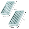 Premium Round Ice Cube Tray Set For Uniform And Easy Ice Cubes