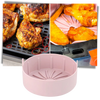Reusable Air Fryer Silicone Pan for Even Cooking and Easy Cleanup