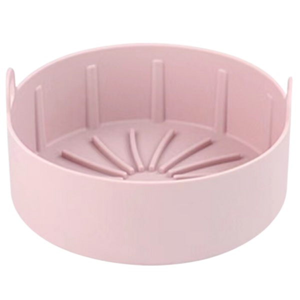 Reusable Air Fryer Silicone Pan for Even Cooking and Easy Cleanup