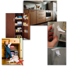 Premium Magnetic Cabinet Locks for Child Safety Four Pack