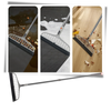 Multi Surface Silicone Squeegee Wiper For Streak Free Cleaning