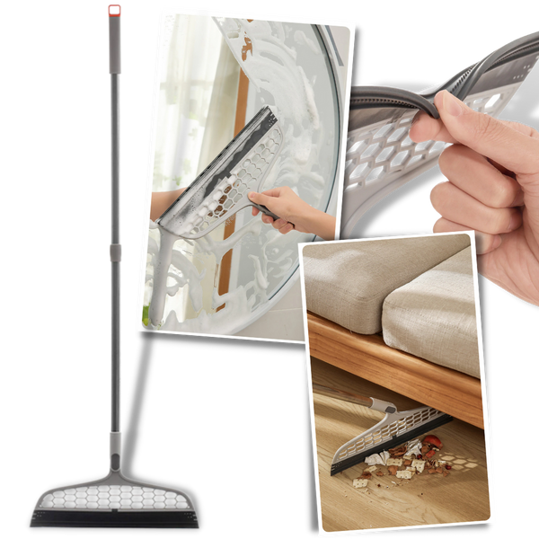 Multi Surface Silicone Squeegee Wiper For Streak Free Cleaning