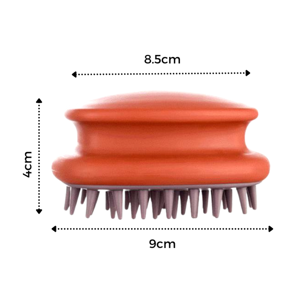 Scalp Massage Brush For Relaxation With Soft Silicone Bristles