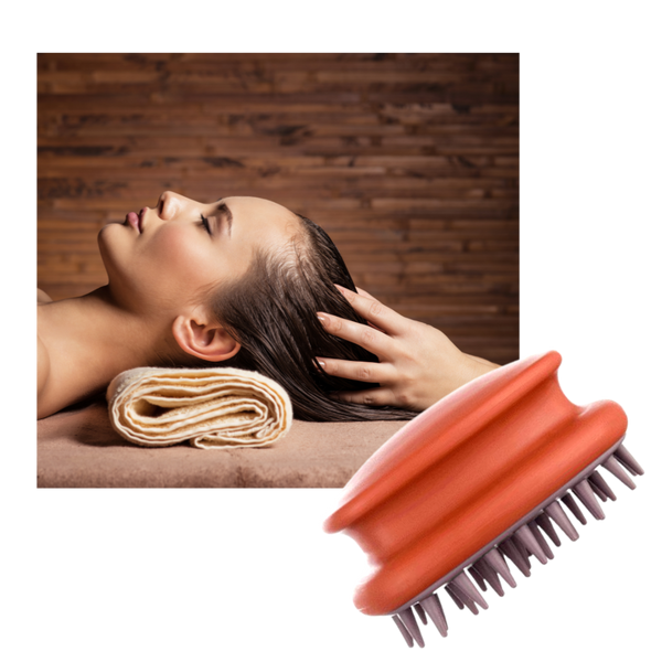 Scalp Massage Brush For Relaxation With Soft Silicone Bristles