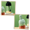 Moisture Proof Seasoning Jar With Retractable Spoon For Precise Dispensing