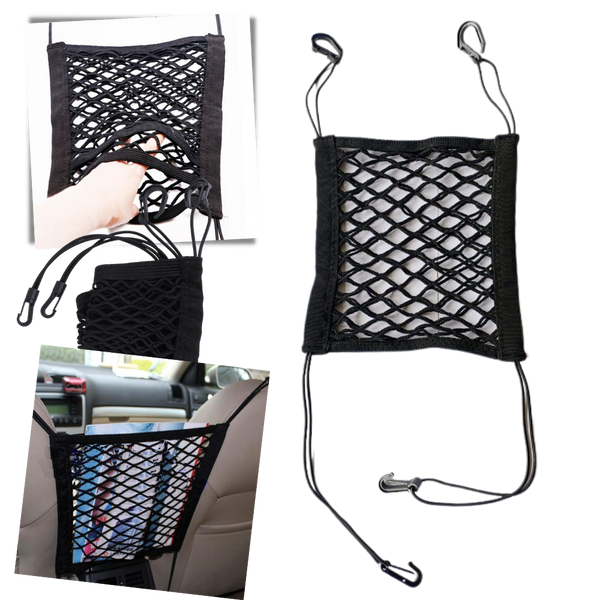 Car Elastic Storage Net Improves Interior Organization And Safer Driving