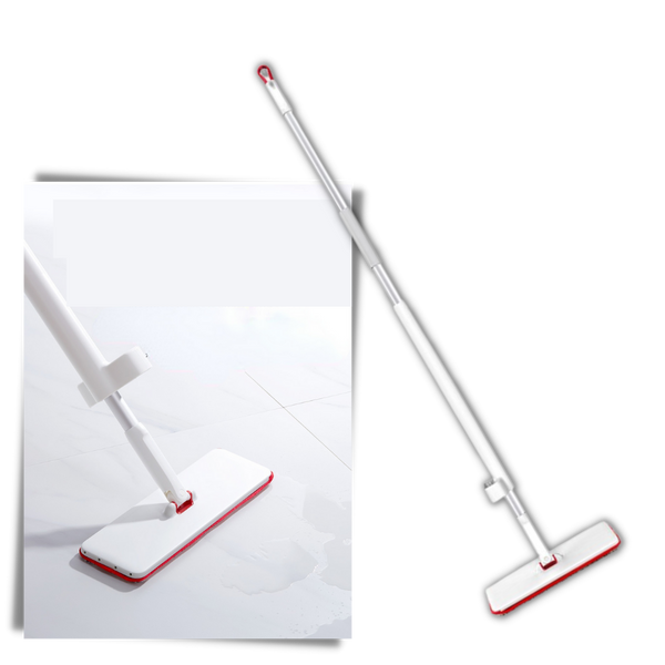 Hands-Free Squeeze Floor Mop With Two Cloths For Effortless Cleaning