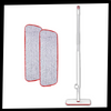 Hands-Free Squeeze Floor Mop With Two Cloths For Effortless Cleaning