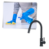 Sensor Activated Kitchen Faucet With Flexible Hose And Dual Spray Head