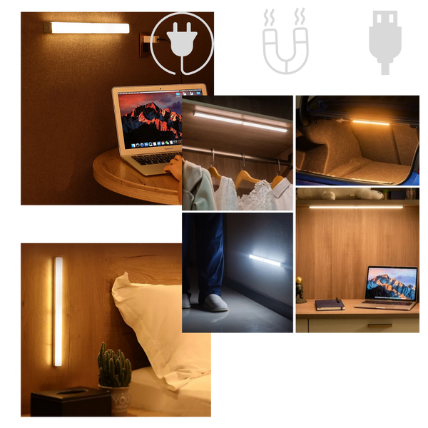 Premium Wireless Motion Sensor LED Light With USB Rechargeable Battery