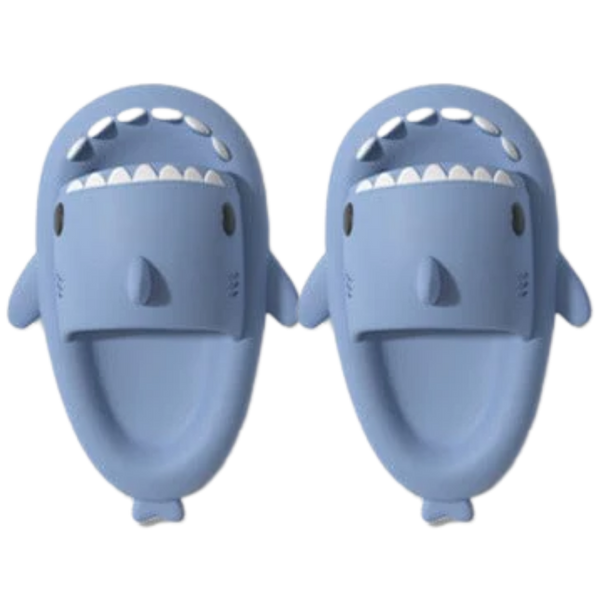 Shark Beach Flip Flops With Lightweight Wear-Resistant Non-Slip Sole