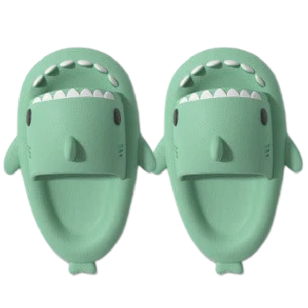 Shark Beach Flip Flops With Lightweight Wear-Resistant Non-Slip Sole