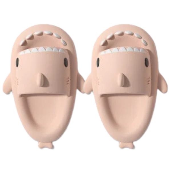 Shark Beach Flip Flops With Lightweight Wear-Resistant Non-Slip Sole