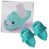 Shark Beach Flip Flops With Lightweight Wear-Resistant Non-Slip Sole
